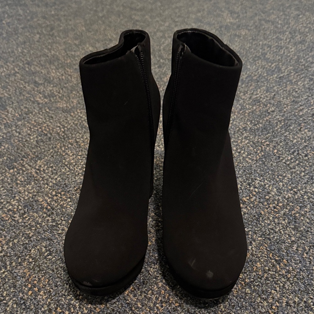 Delicious Black Ankle Booties